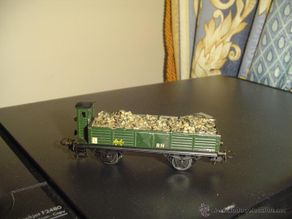 Trenes escala: Electrotren H0.Antiguo vagón 901/2, metálico.